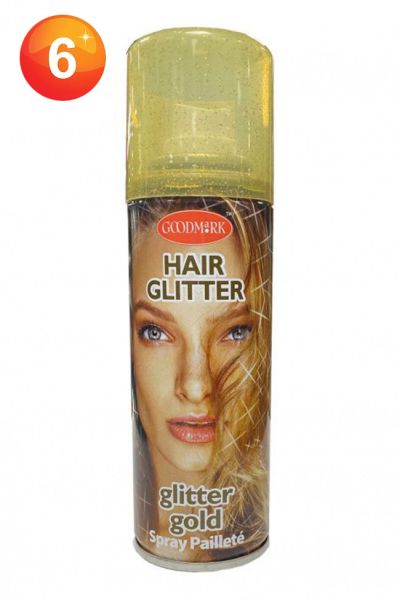 Hairspray glitter gold 125 ml