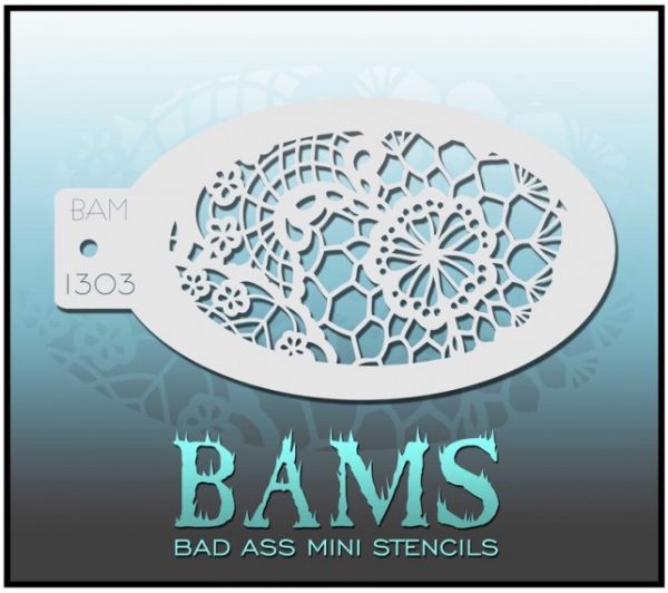 Bad Ass BAM stencil 1303