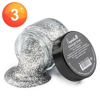 Superstar Glitter Gel Silver