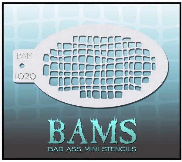 Bad Ass BAM stencil 1029