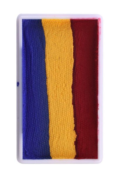 PXP One Stroke split cake Red Yellow Blue PartyXplosion
