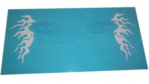 Face Paint Stencils Flames