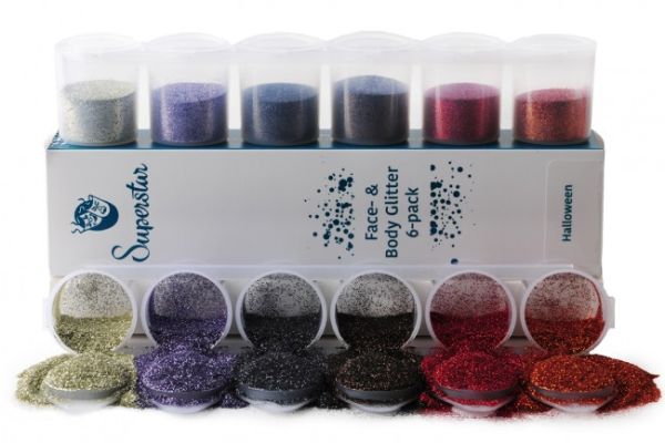 Halloween Fine Glitter Mix Six Pack