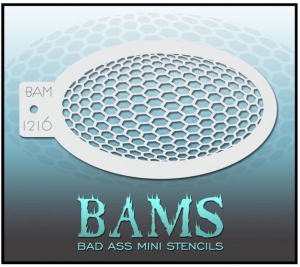 Bad Ass BAM stencil 1216