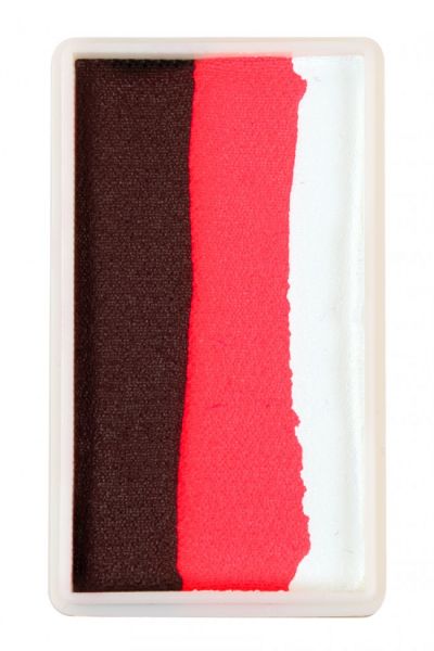 PXP split cake dark purple Neon pink white