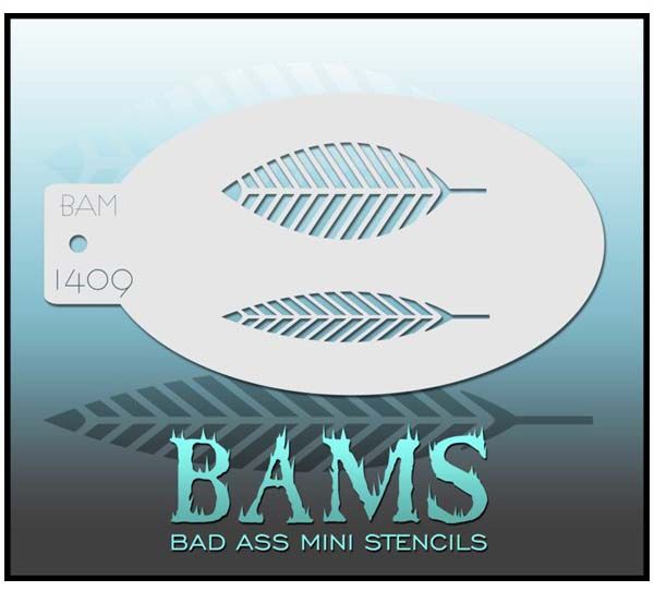 Bad Ass BAMS stencil 1409