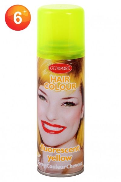 Hairspray fluorescent yellow 125 ml