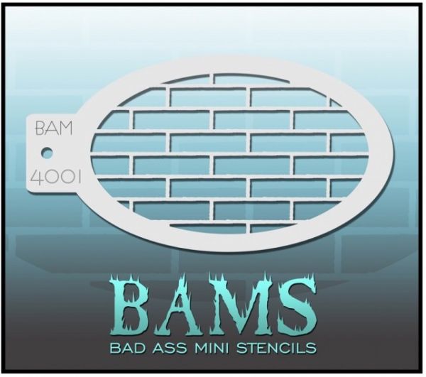 Bad Ass BAM stencil 4001