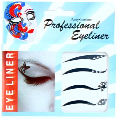 Eyeliner stickers 4 rhinestone designs