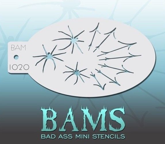 Bad Ass Bams Face Paint Template 1020