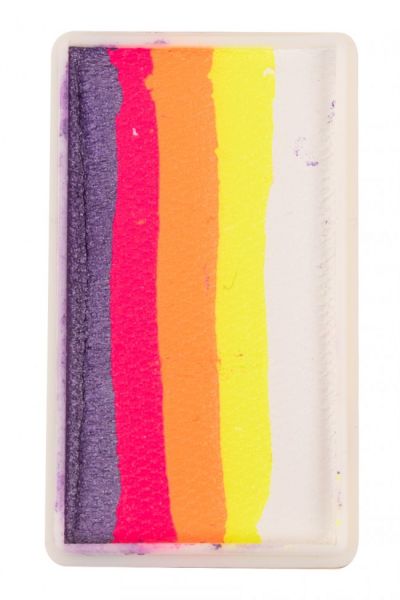PXP split cake Pearl purple Neon pink orange yellow white