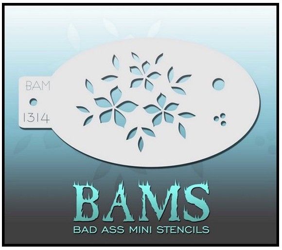 Bad Ass Bams Face Paint Template 1314