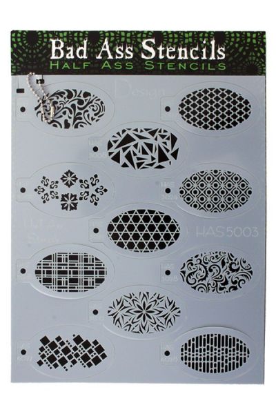 Bad Ass HAS 5003 - Design face paint stencil