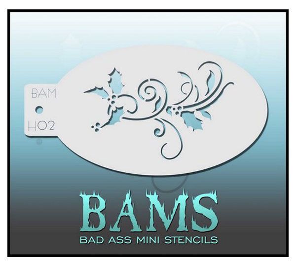 Bad Ass BAM stencil H02 4006