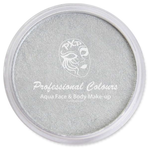 PartyXplosion Aqua face & body paint Pearl Silver
