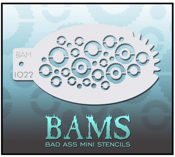 Bad Ass Mini Stencil 1022