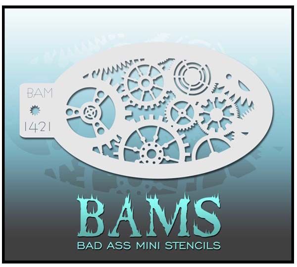 Bad Ass BAMS stencil 1421