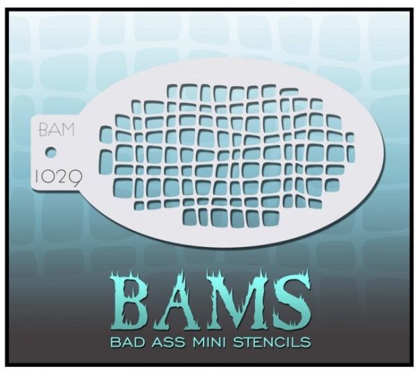 Bad Ass Bams Face Paint Template 1029