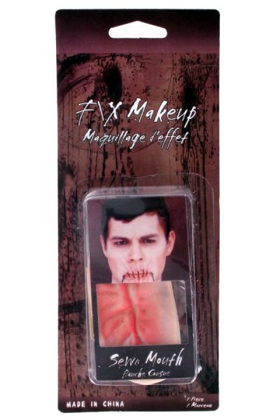 Scar sewn mouth