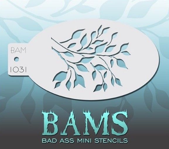 Bad Ass Bams Face Paint Template 1031